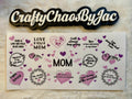 Mom PInk & Purple Hearts