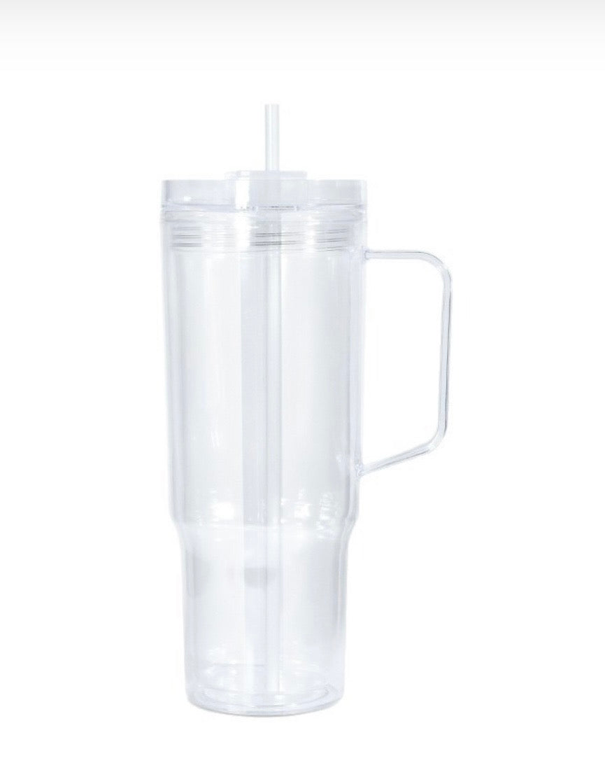 Customizable 40oz Snow Globe Tumbler