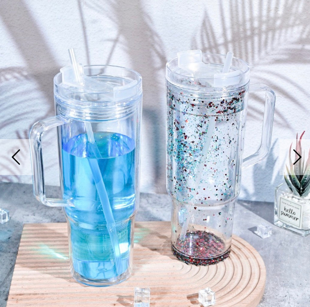 Customizable 40oz Snow Globe Tumbler