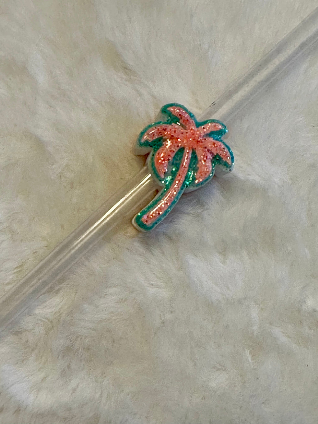 Palm Tree Straw Topper