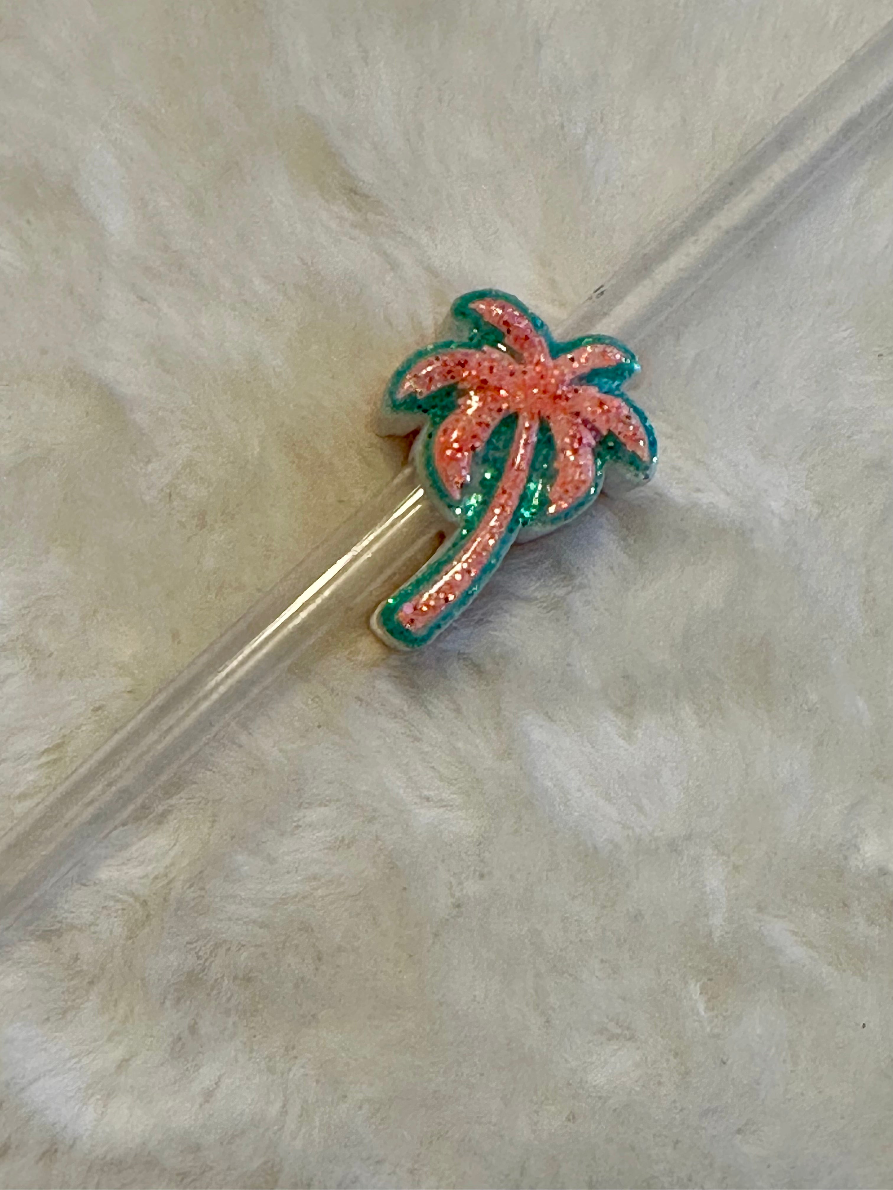 Palm Tree Straw Topper