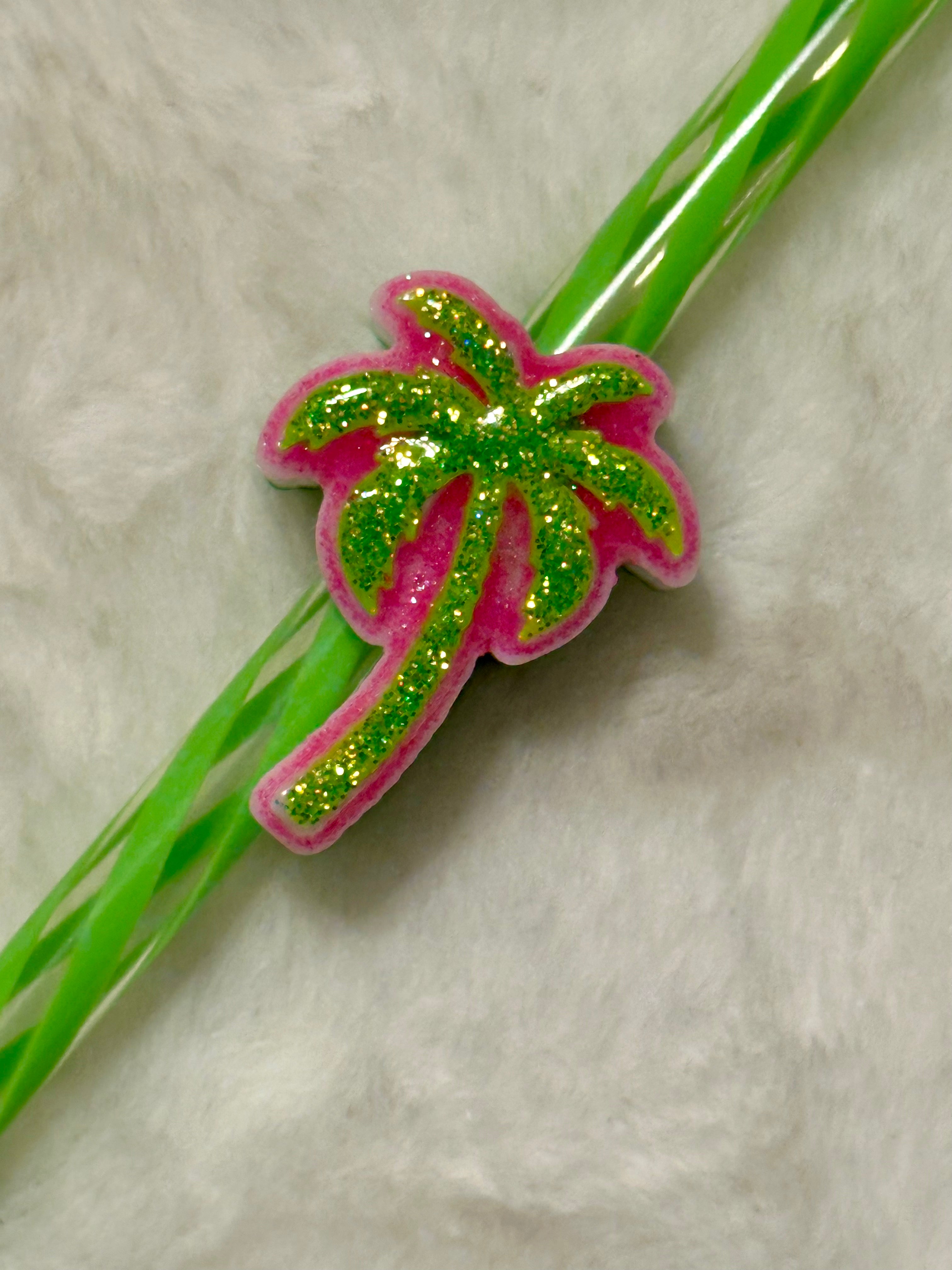 Palm Tree Straw Topper