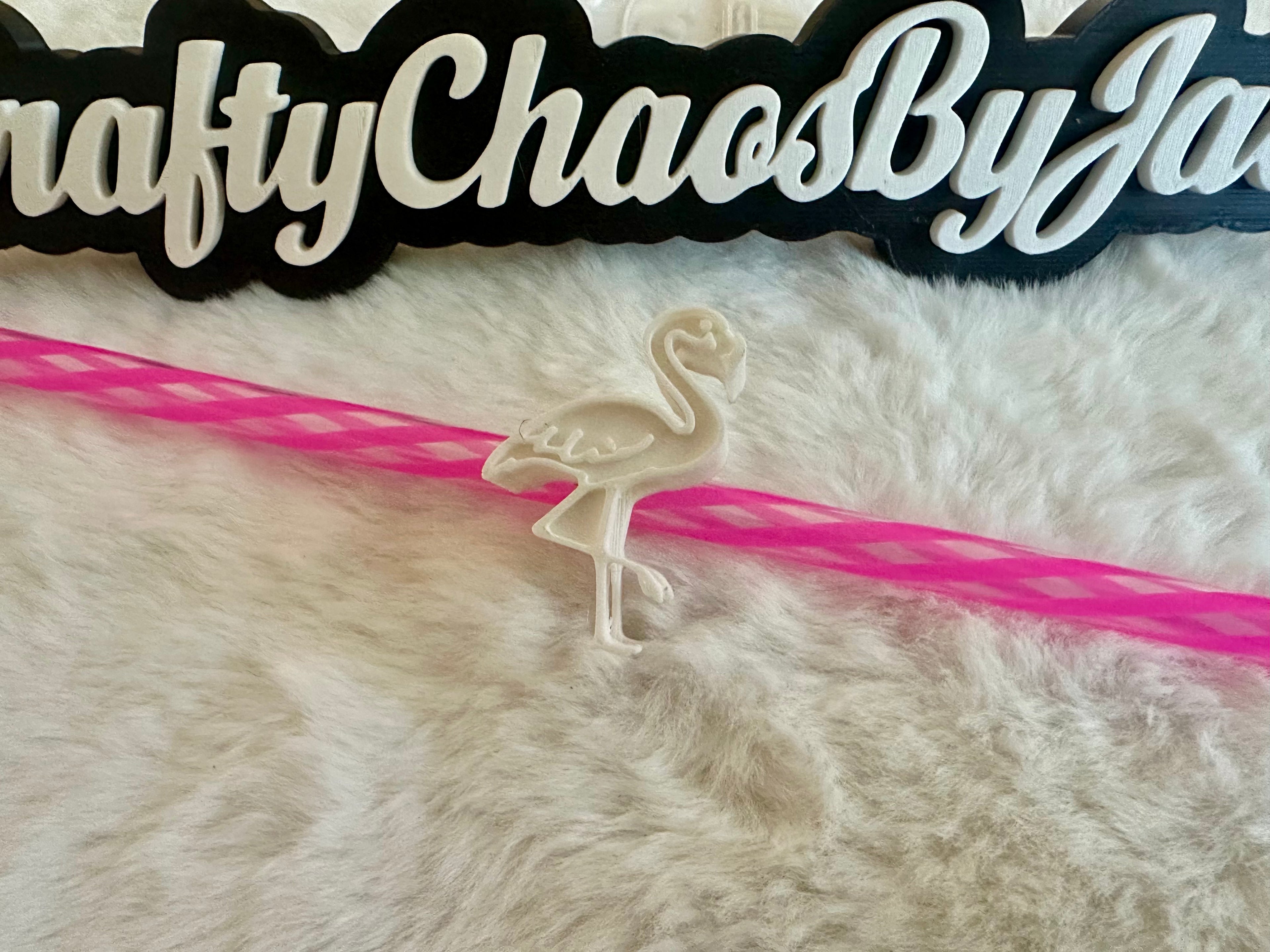 Flamingo Straw Topper