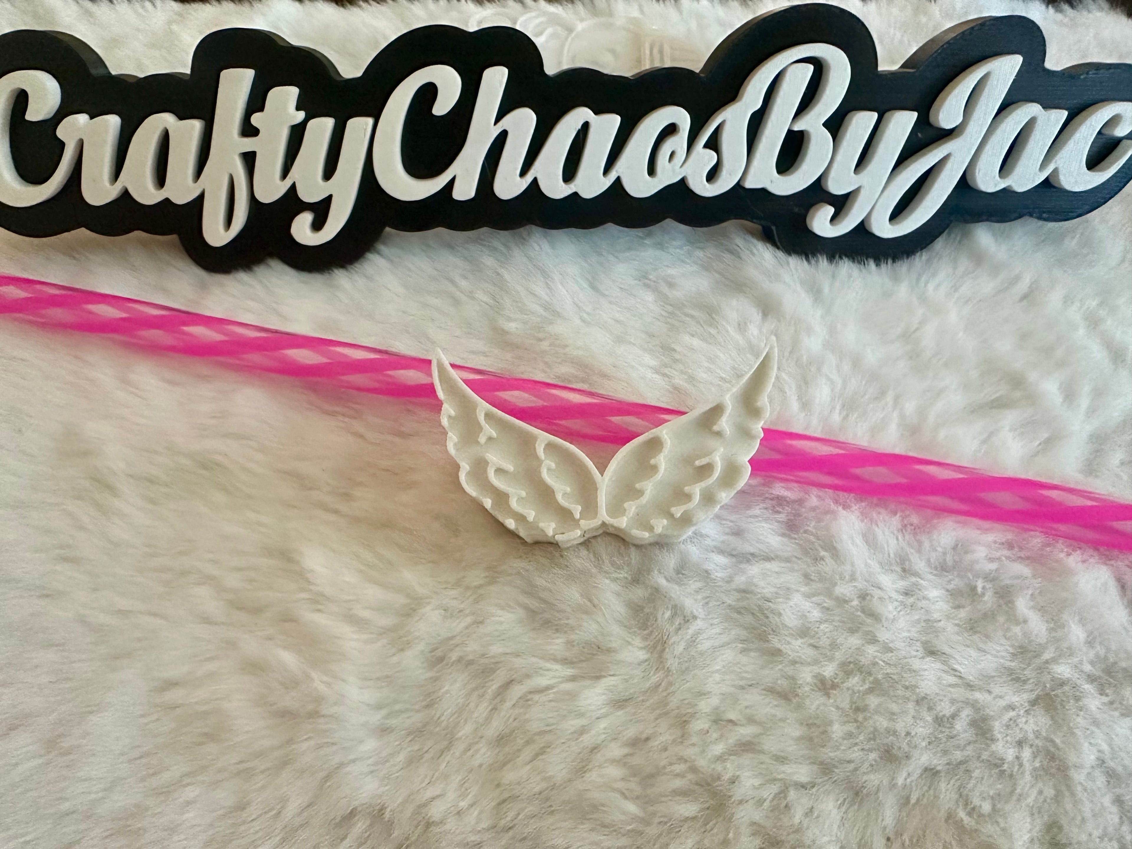 Angel Wings Straw Topper