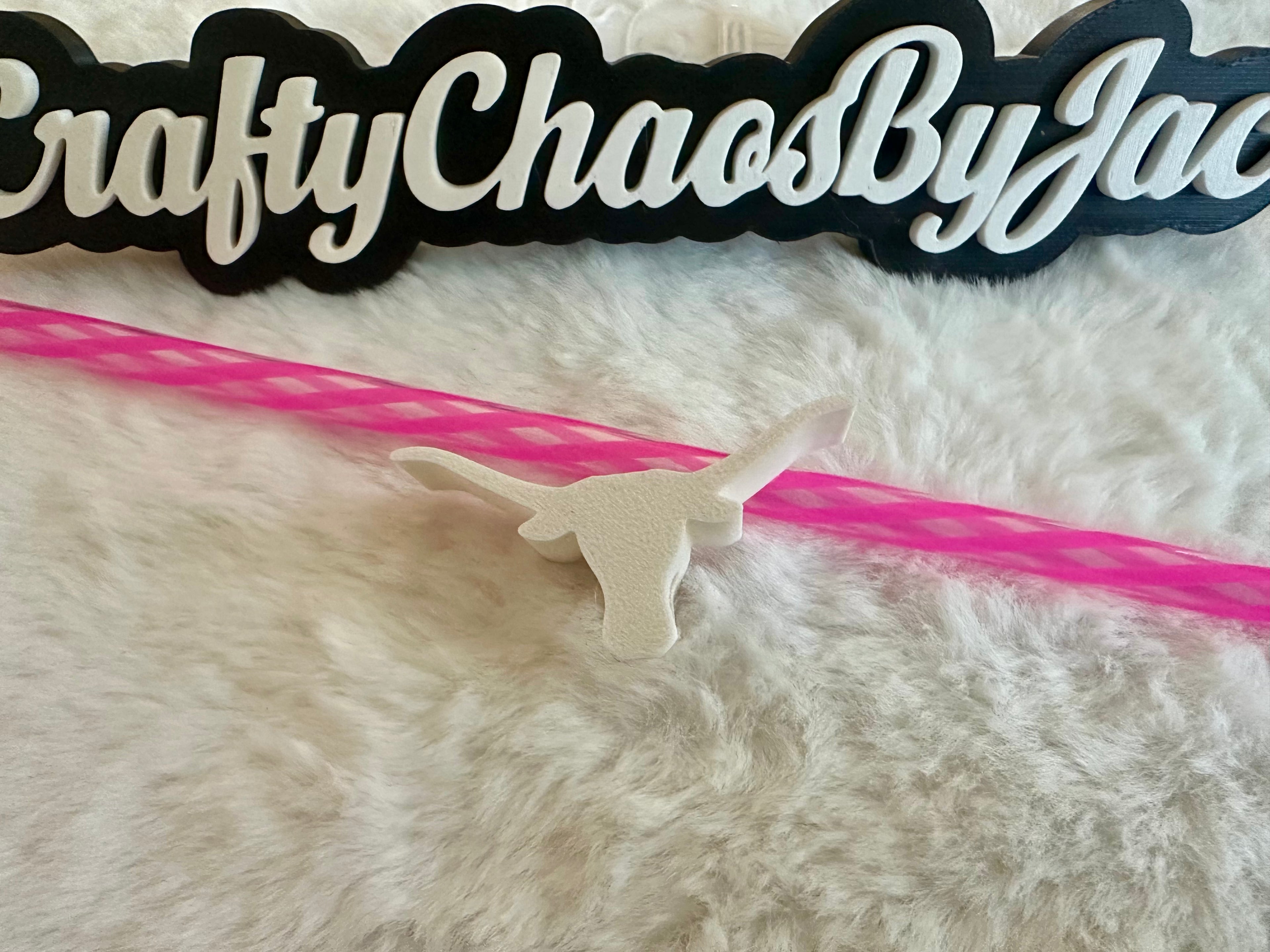 Bull Horns Straw Topper