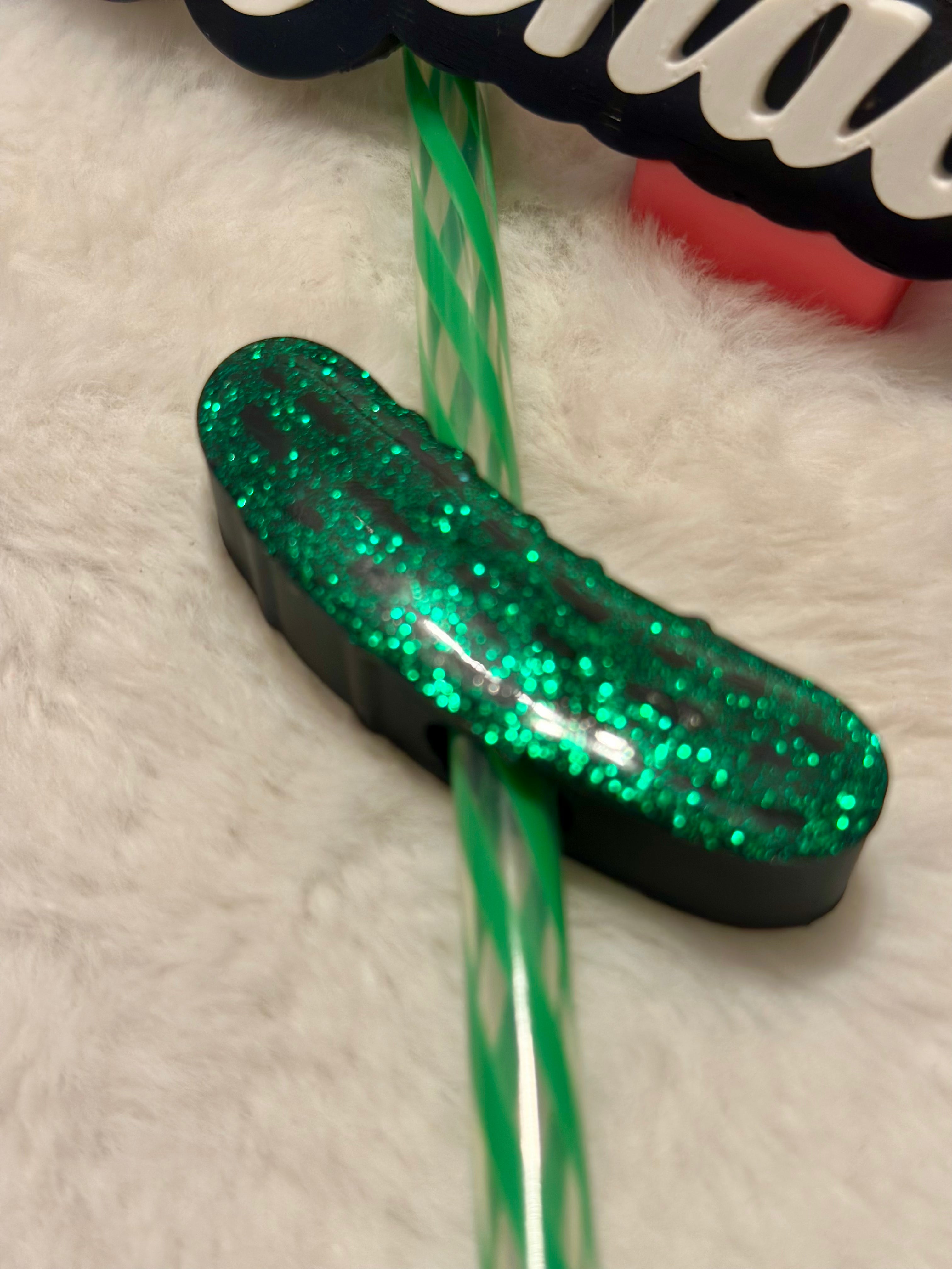 Pickle Straw Topper