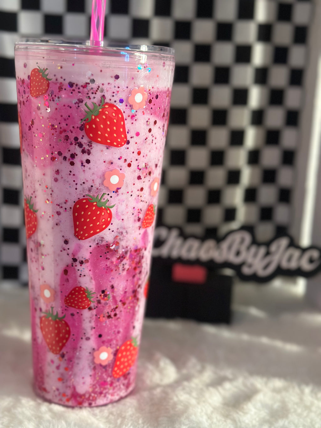 RTS Strawberry Refresher 24oz Tumbler