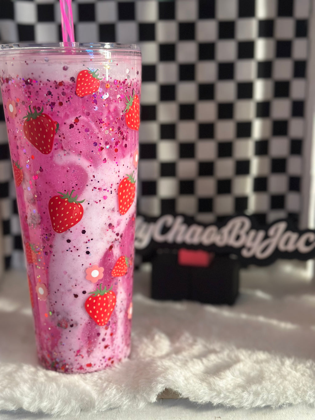 RTS Strawberry Refresher 24oz Tumbler