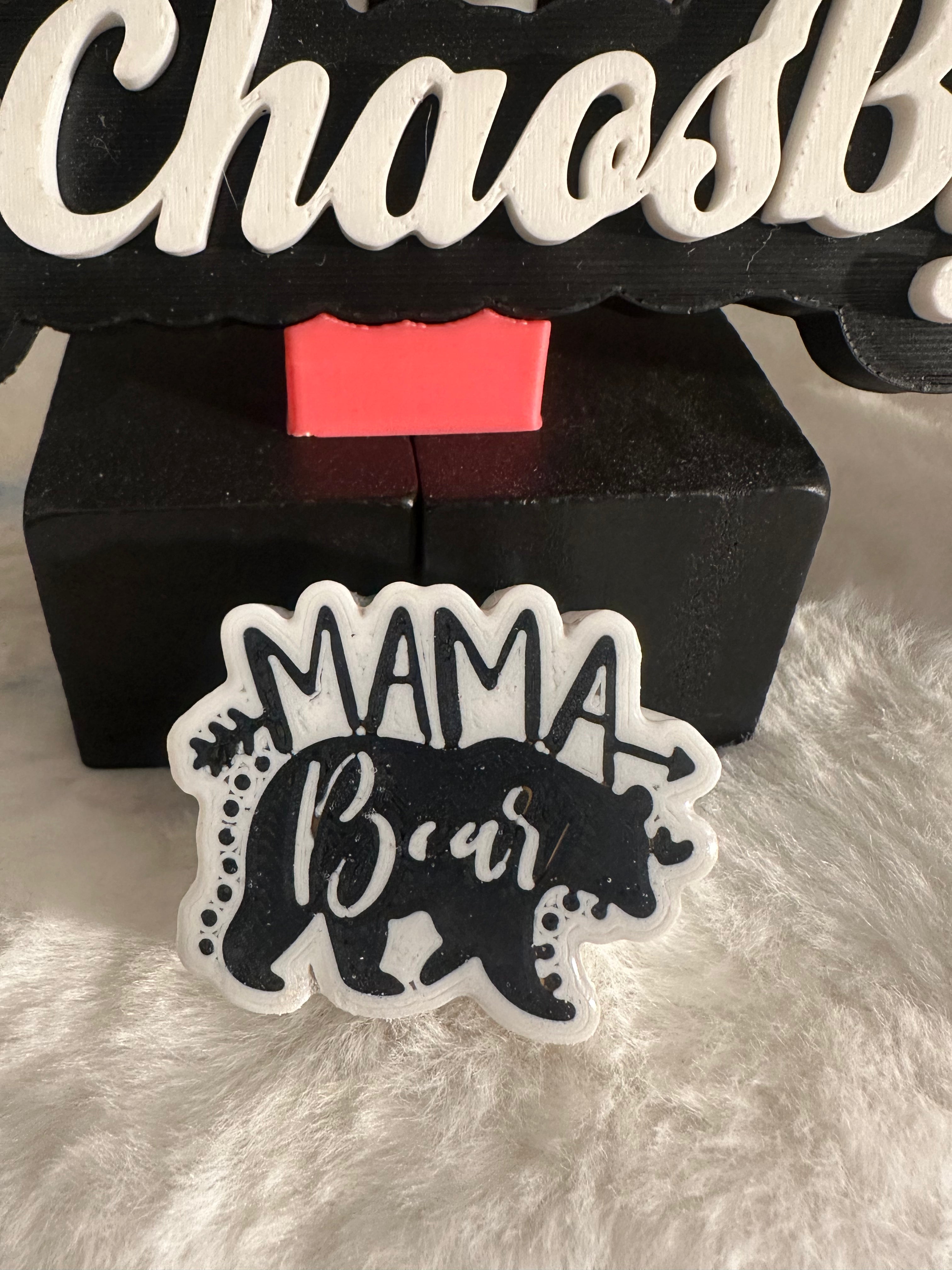 Mama Bear Straw Topper