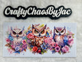 Owls in Flowers