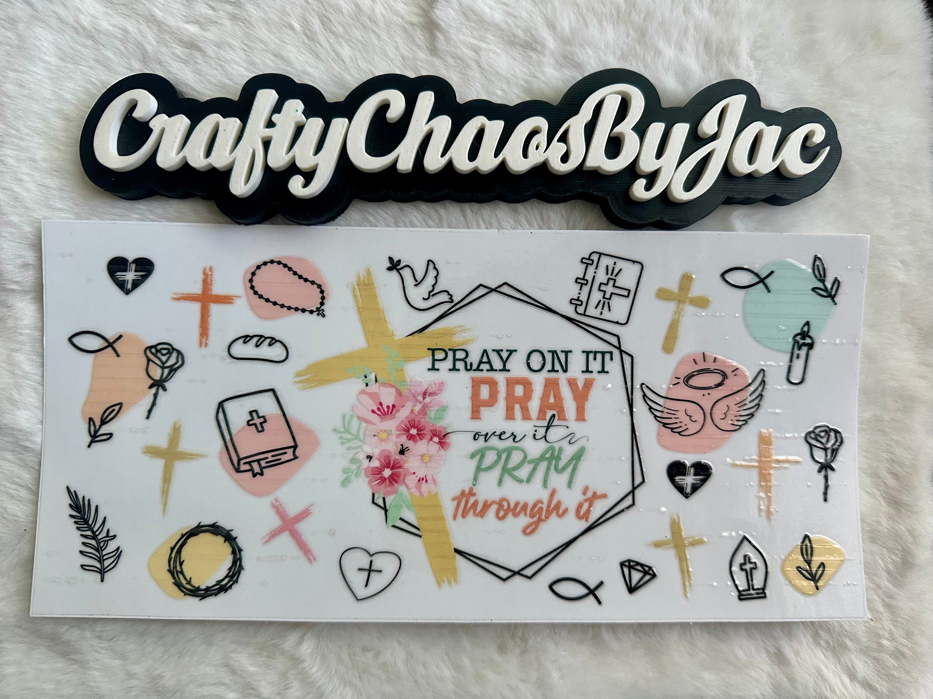 Religious- Pray on it, pray over it, pray through it