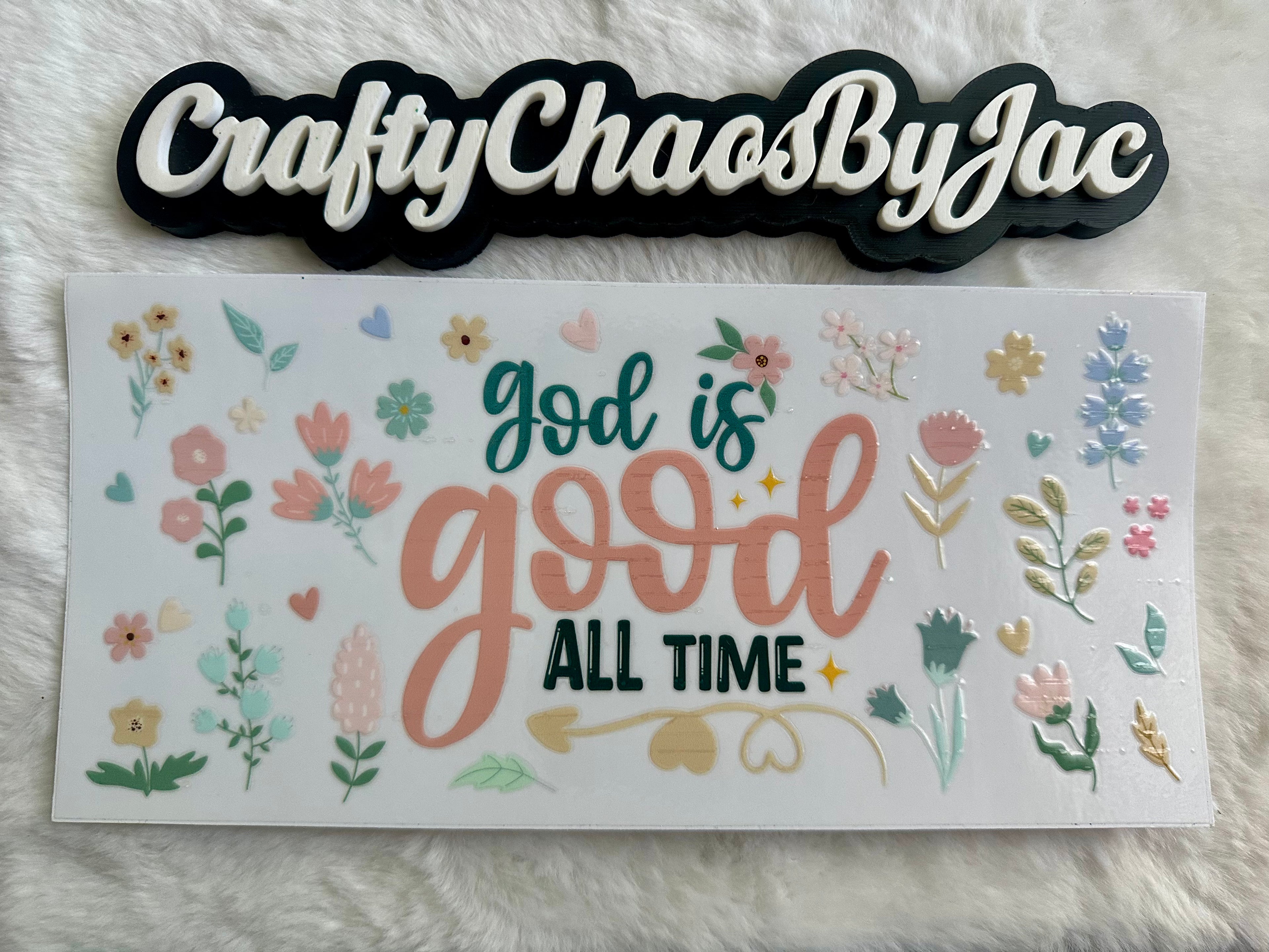 Religious- God is good all the time