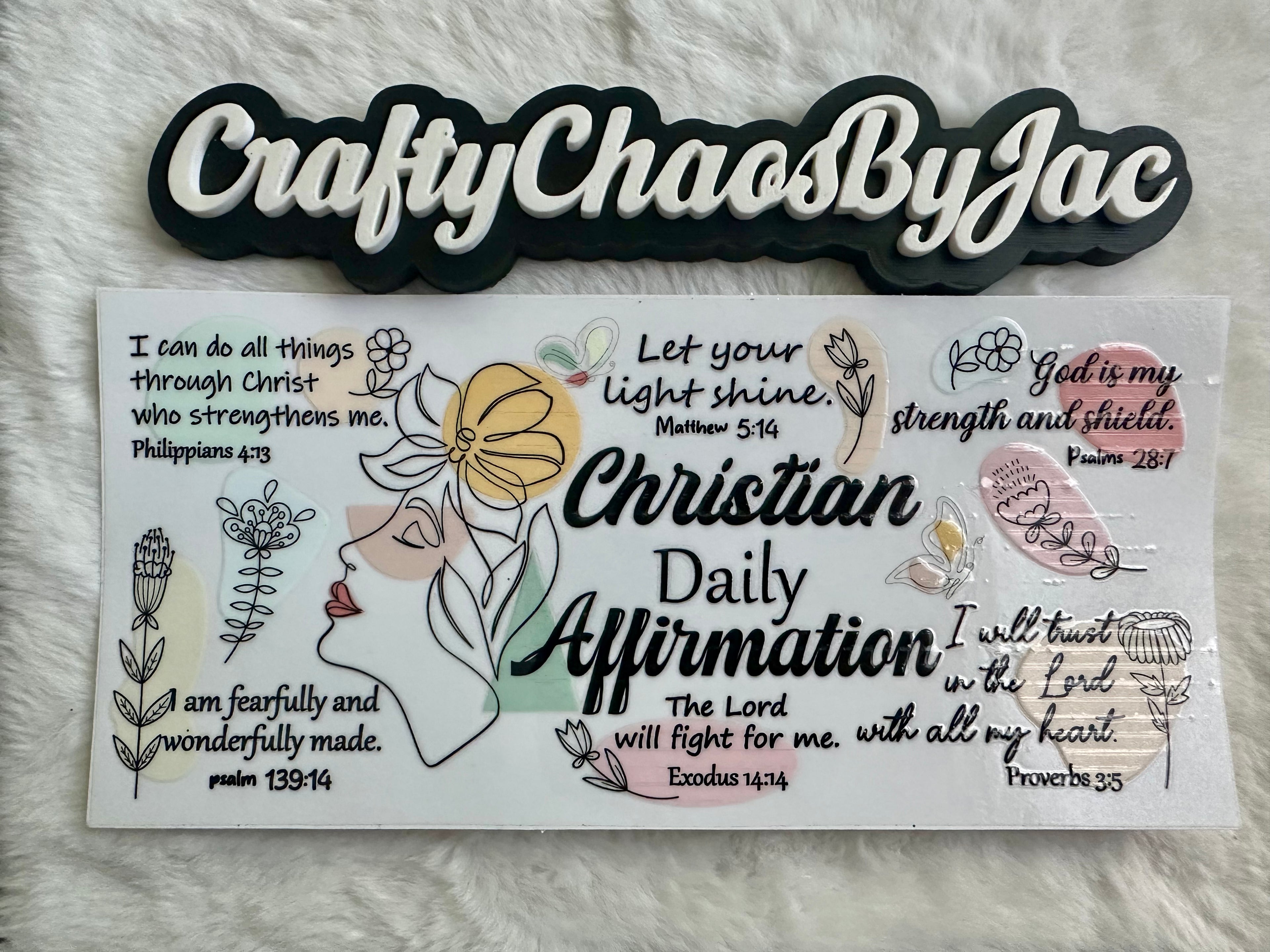 Religious- Christian daily affirmations