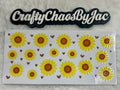 Sunflowers (Large & Small w/little black hearts)