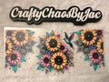 Hummingbird- Sunflower Yellow & Pink