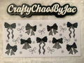 Bows -  Black and Gray