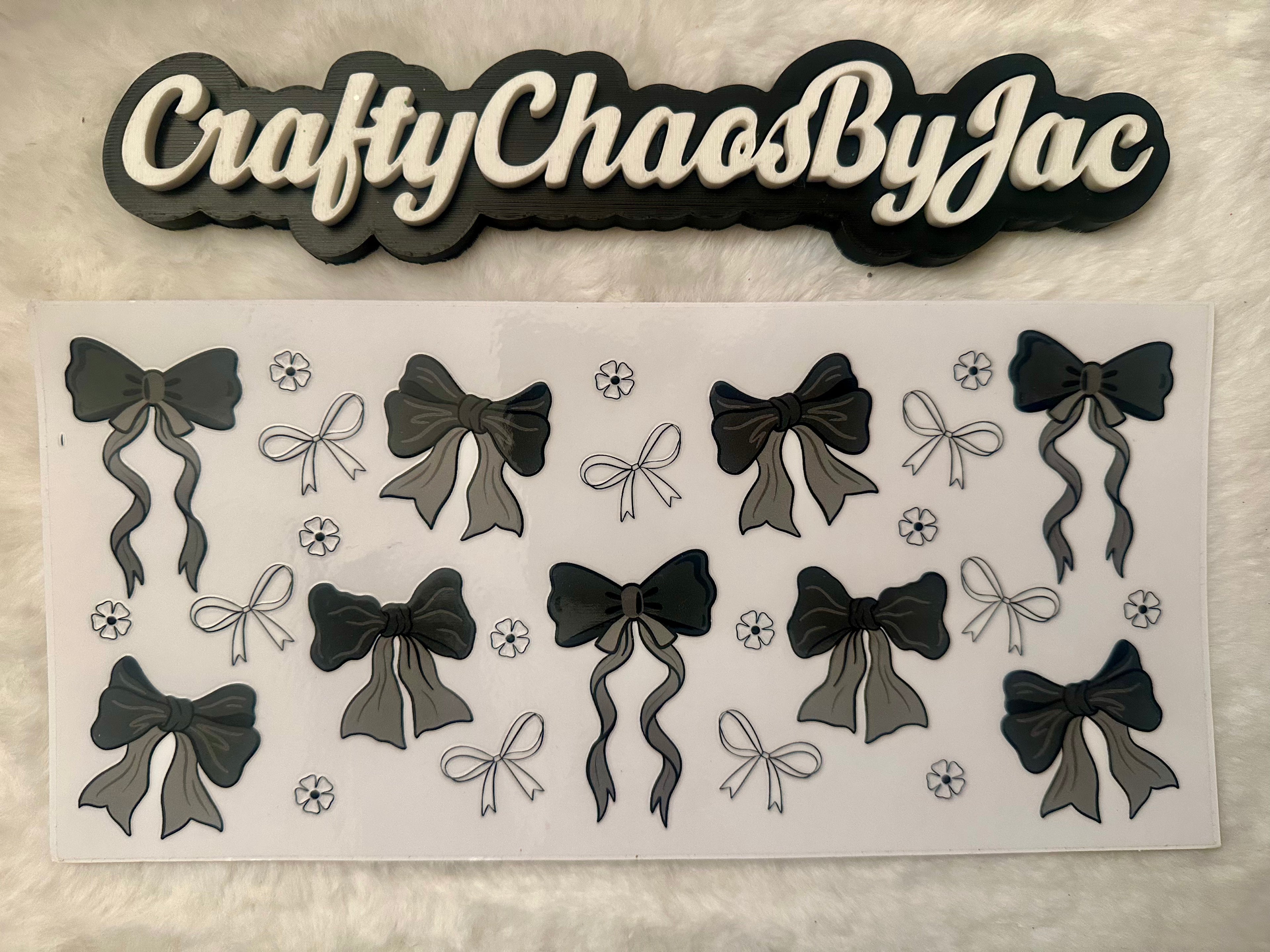 Bows -  Black and Gray