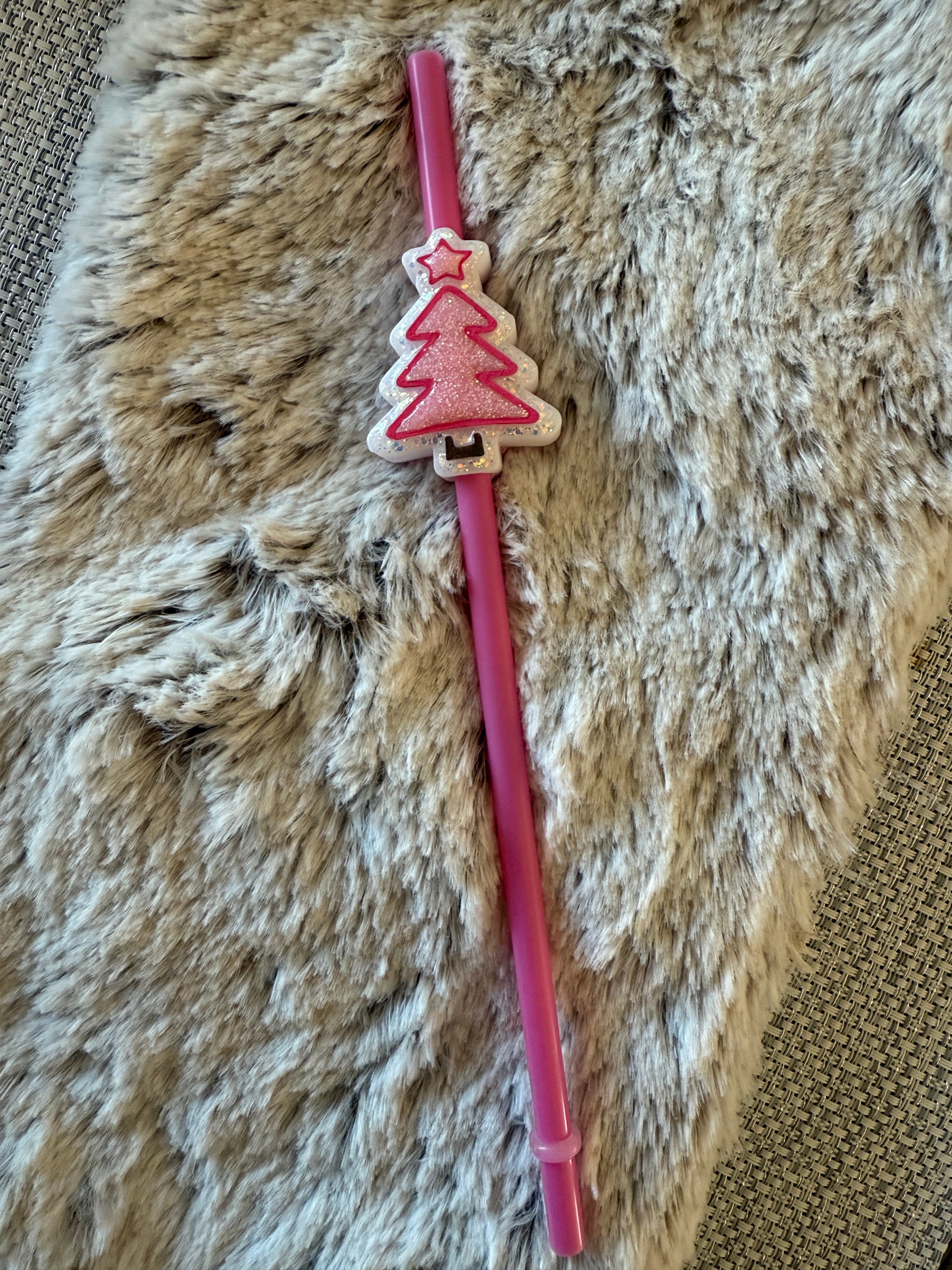 Christmas Tree Straw Topper