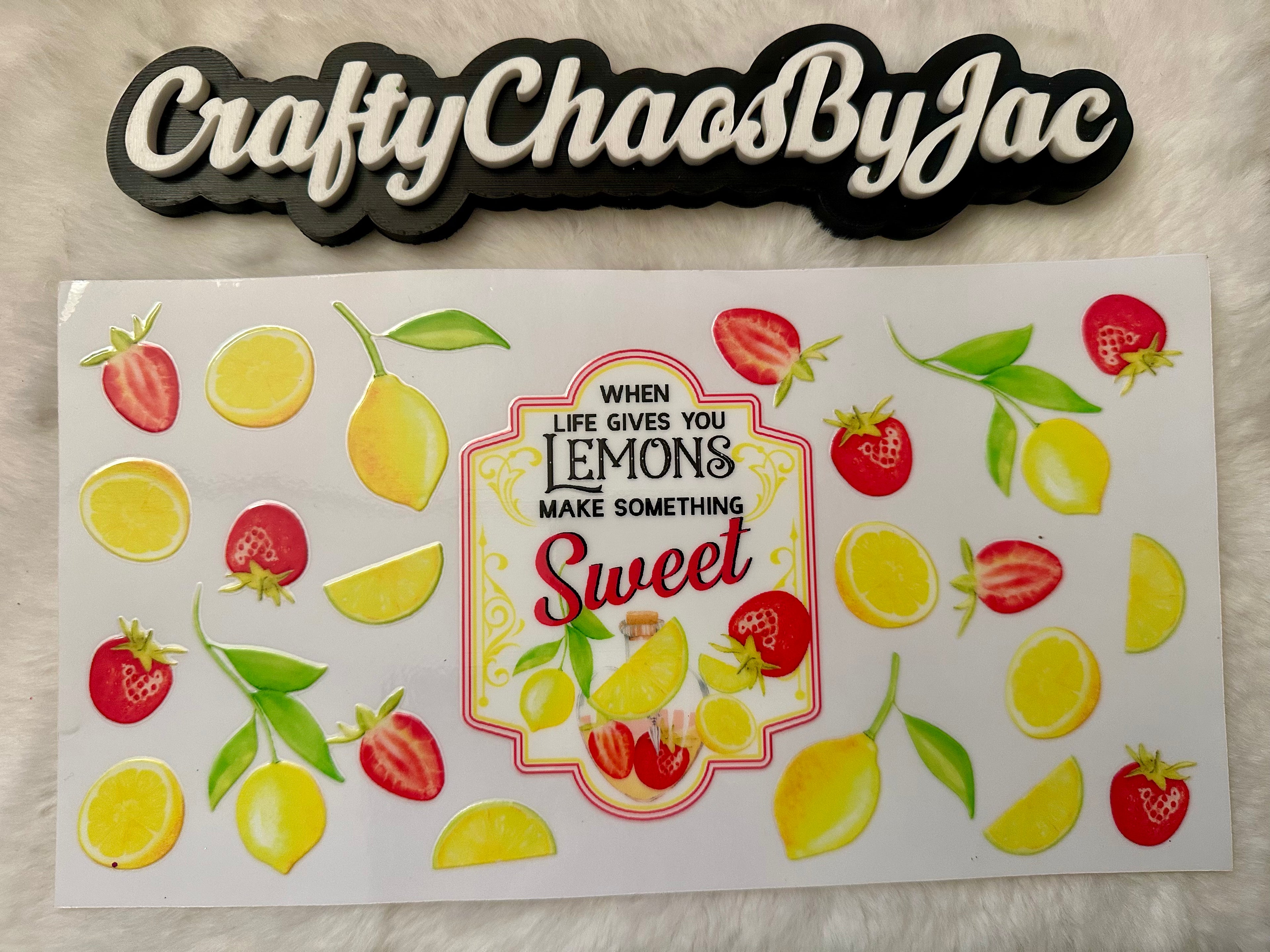When life Gives You Lemons, Make Something Sweet