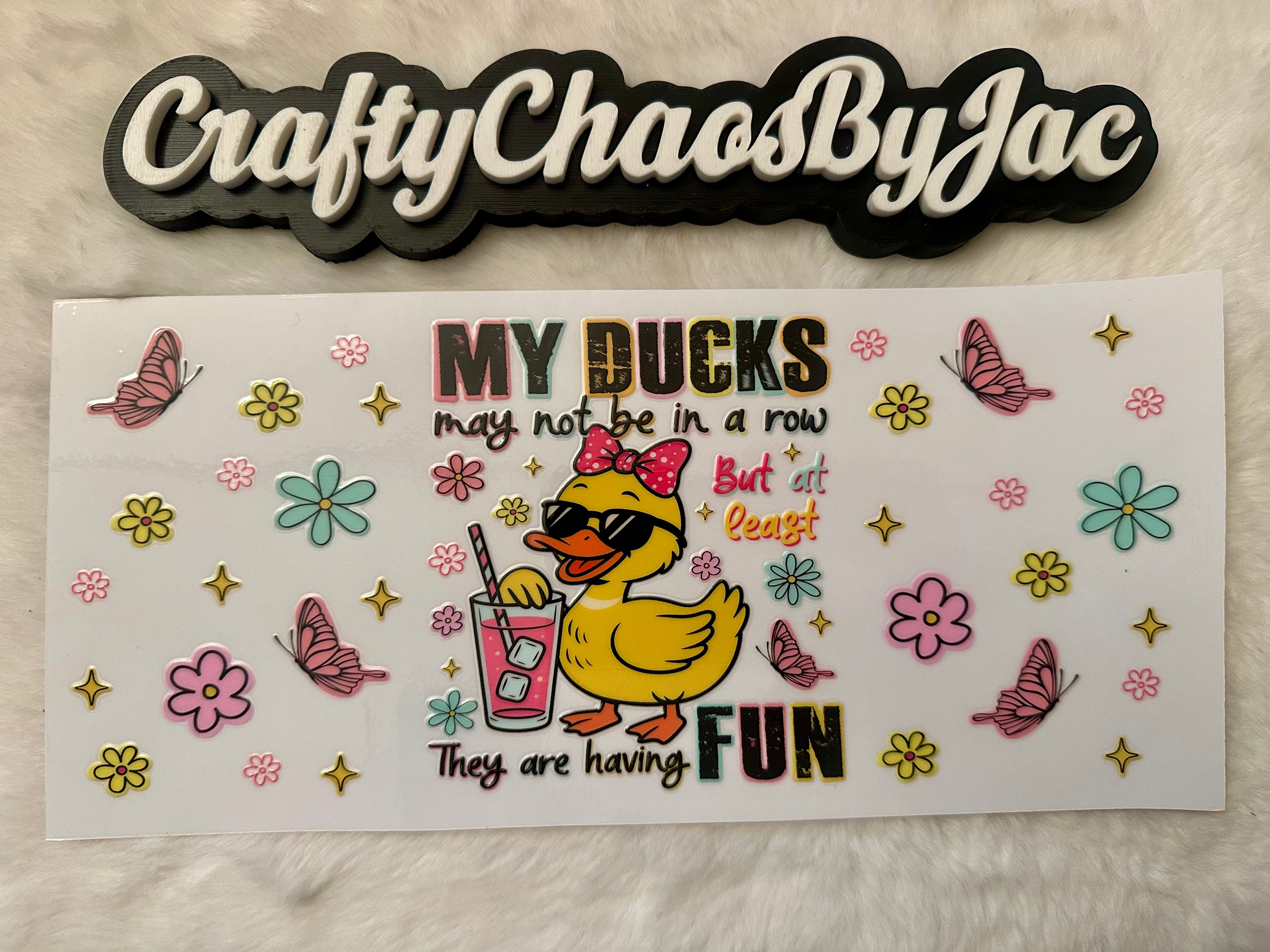 My Ducks Are Not In a Row